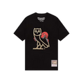 OVO Mitchell And Ness '95 Raptors OG Owl T-Shirt – Black